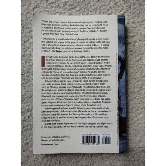 Invisible Men : Life‎ in Baseball's Negro Leagues by Donn Rogosin (Paperback) - Picture 2 of 2